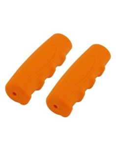 Grips 7/8 long 116mm Kraton Rubber 0214 Orange.